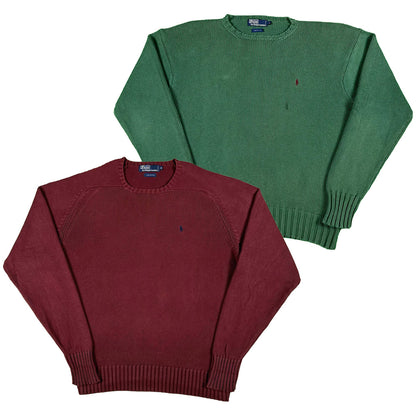 Vintage Polo Ralph Lauren 100% Cotton Sweaters- SELECT KNIT