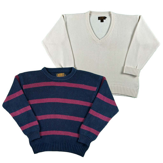 Vintage Eddie Bauer 100% Cotton Sweaters- SELECT SWEATER