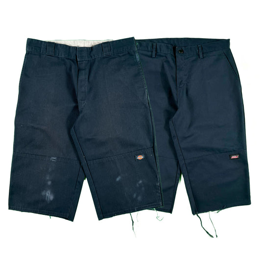 Dickies Navy Blue Double Knee Capris- SELECT PAIR