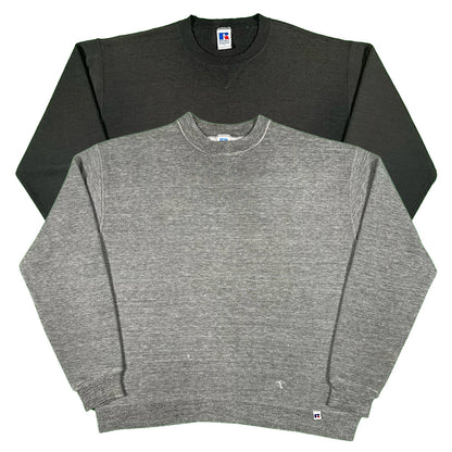 Vintage Blank Black & Grey Sweatshirt Combo- SELECT SIZE