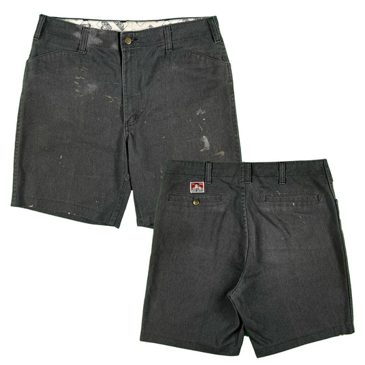 90s Ben Davis Black Work Shorts- SELECT PAIR