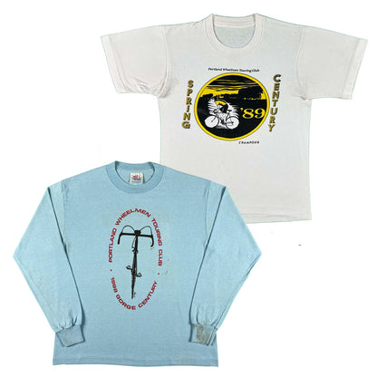 80s Portland Wheelmen Touring Club Cycling Tees- SELECT TEE