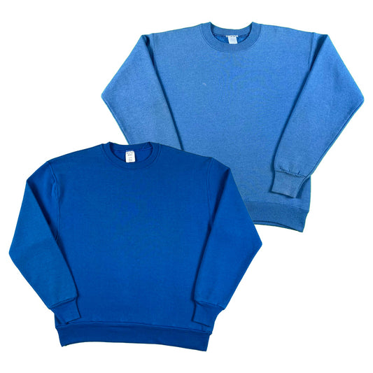 Vintage Blank Blue Sweatshirts- SELECT SWEAT