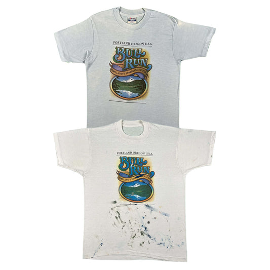 90s Bull Run Sparkling Water Painters Tee(and more)- M