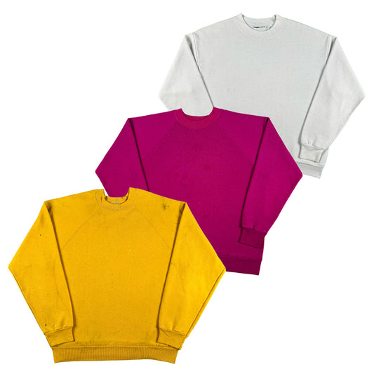 Vintage Various Colored Blank Sweatshirts- SELECT SWEAT