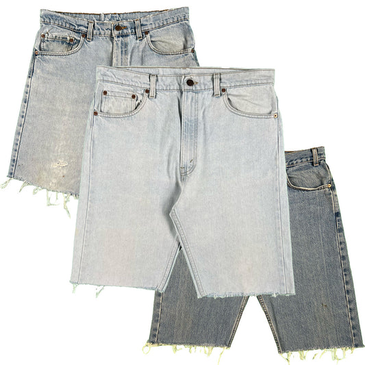 80s/90s Levi's Cut Off Denim Shorts- SELECT PAIR