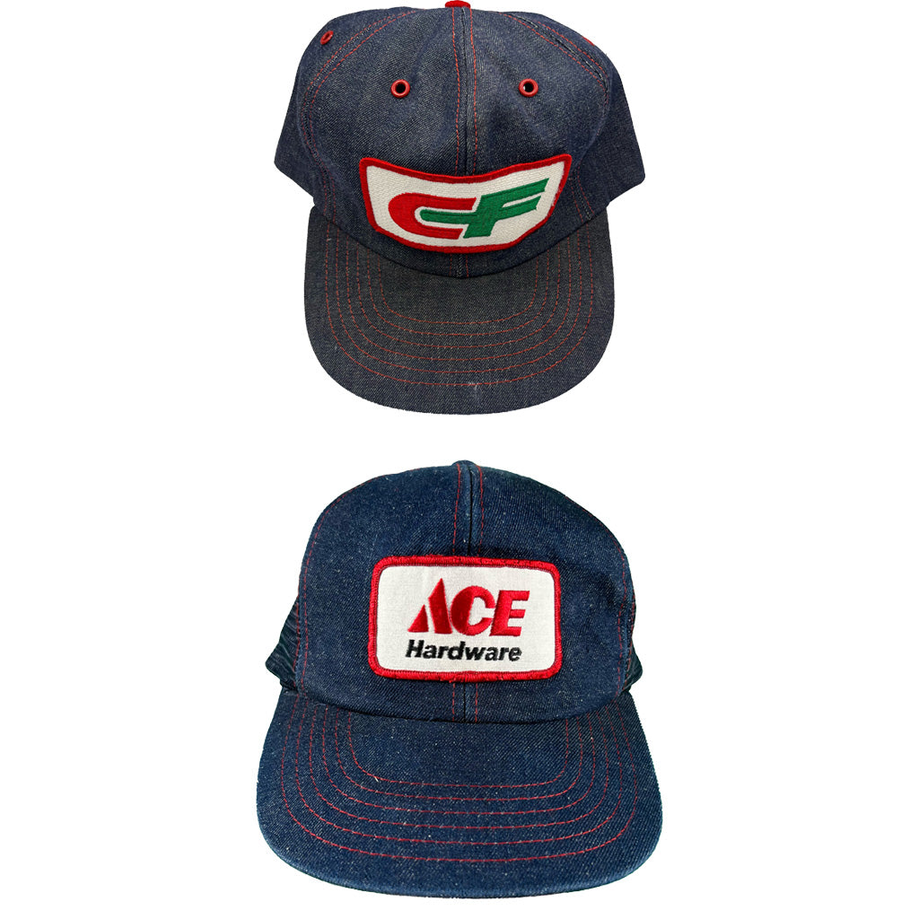 Vintage 70s Ace Hardware Denim Trucker cheapest Hat