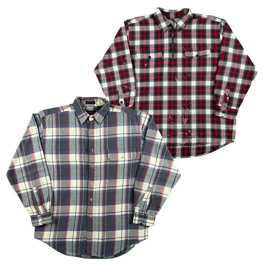 Vintage Eddie Bauer 100% Cotton Flannel Shirts- SELECT SHIRT
