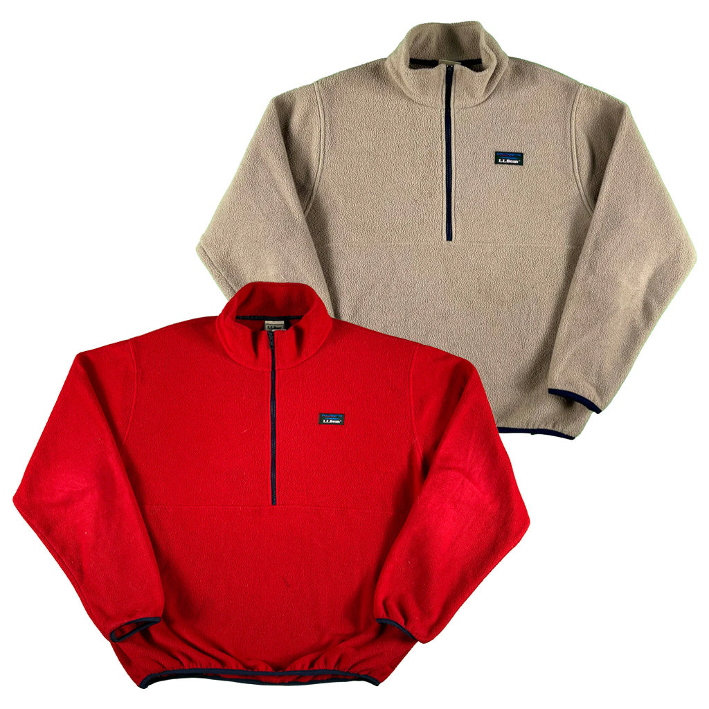 Vintage L.L. Bean 1/2 Zip Fleece Pullovers- SELECT FLEECE