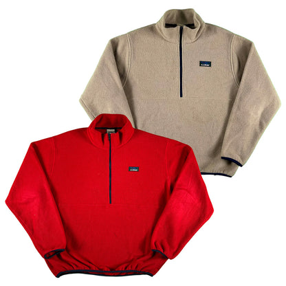 Vintage L.L. Bean 1/2 Zip Fleece Pullovers- SELECT FLEECE