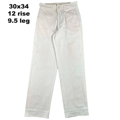 50s/60s Cotton Work Chinos- SELECT PAIR