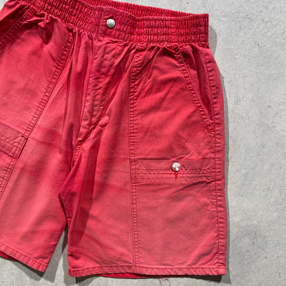 80s Sun Faded Red Hobie Board Shorts- 29