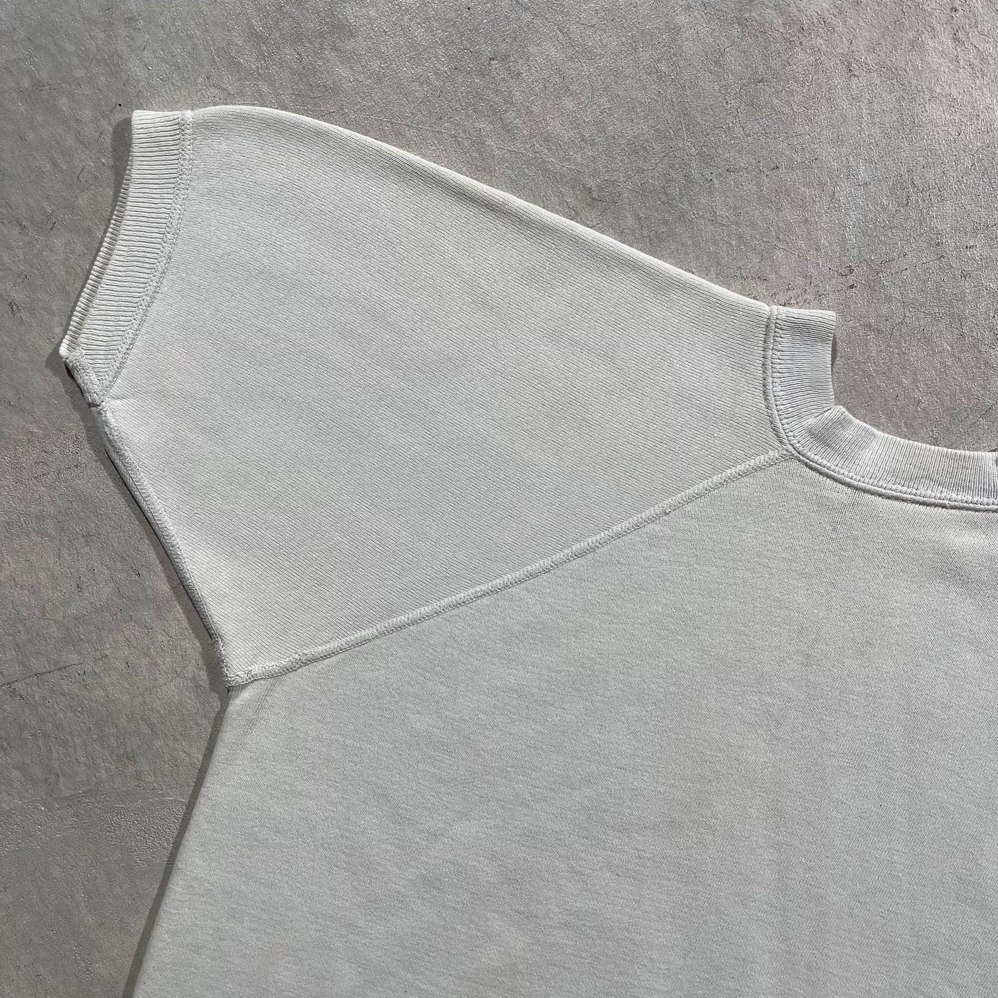 60s Off White Blank Short Sleeve Sweatshirt- M