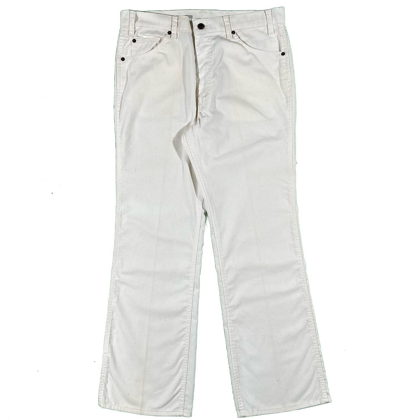 70s Lightweight Cream Levi's Flares- 33