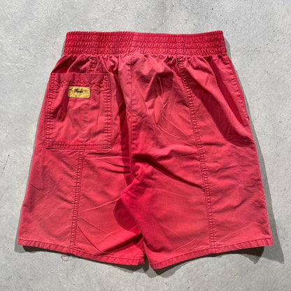 80s Sun Faded Red Hobie Board Shorts- 29