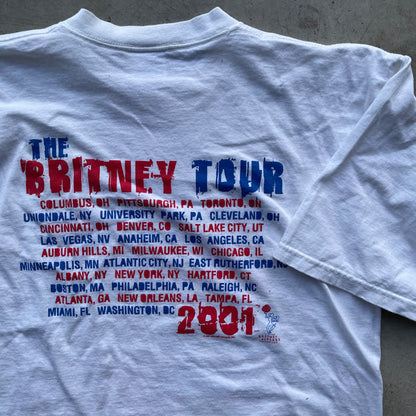 2001 Britney Spears Tour Tee- L