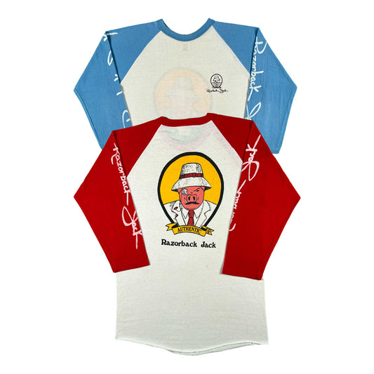 80s Razorback Jack Raglan Cut Tees- SELECT SHIRT