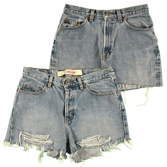 Vintage Gap Cut Off Denim Mini Shorts- SELECT PAIR