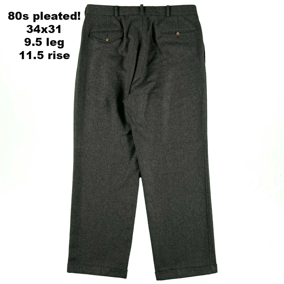 Vintage Polo by Ralph Lauren Wool Trousers- SELECT PAIR