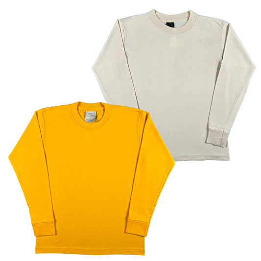 Vintage Various Colored Blank Long Sleeve Tees- SELECT SHIRT