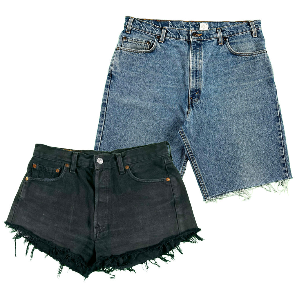 80s/90s Levi's Cut Off Denim Shorts- SELECT PAIR