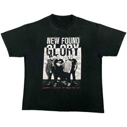 Faded Black New Found Glory Band Tee- XL