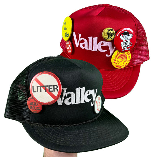 80s Pinned 'Valley' Trucker Hats- SELECT HAT