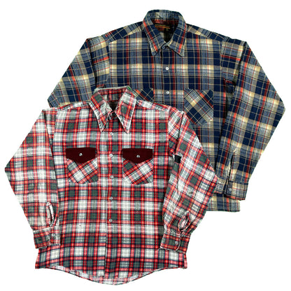 Vintage 100% Cotton Printed Flannel Shirts- SELECT SHIRT