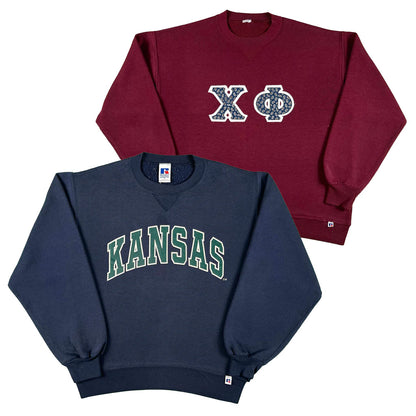 90s Russell Athletic Graphic Sweatshirts- SELECT SWEAT