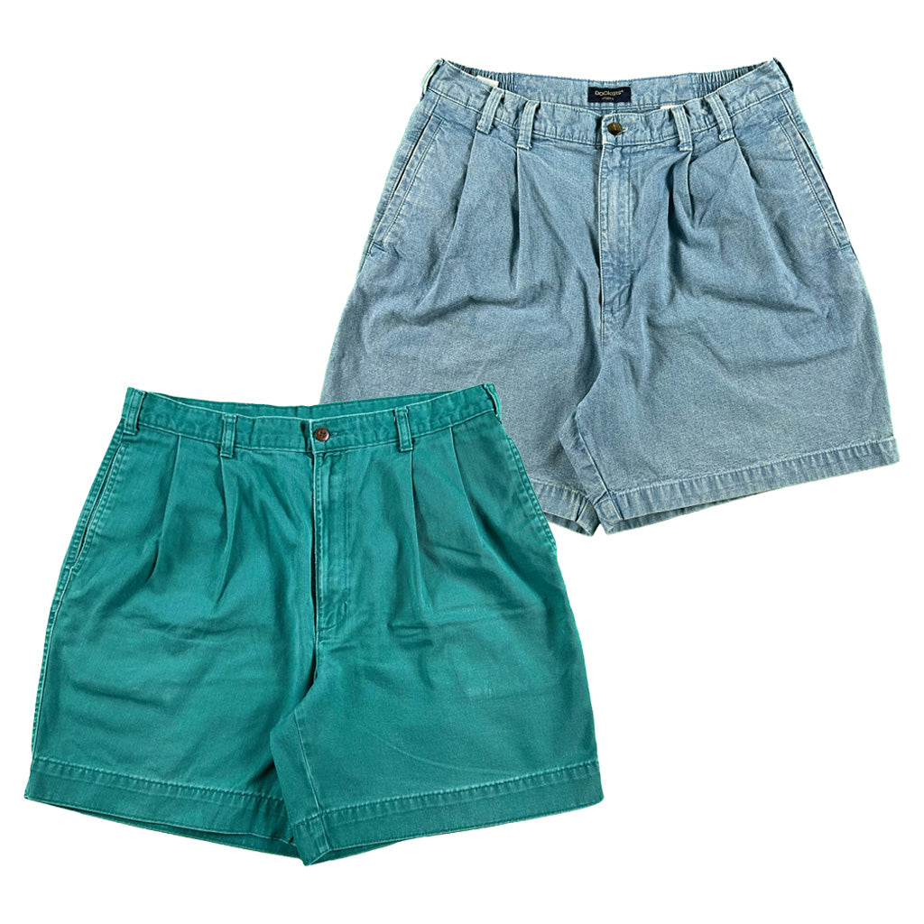 90s Dockers by Levi's Pleated Chino Shorts- SELECT PAIR