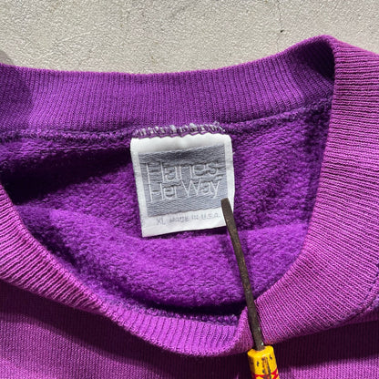 90s Sun Faded Purple Sweatshirt- M