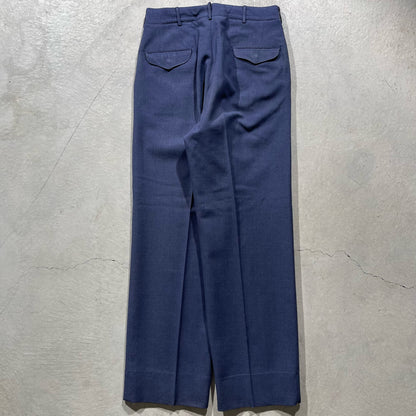 50s Navy Wool Pants- 32