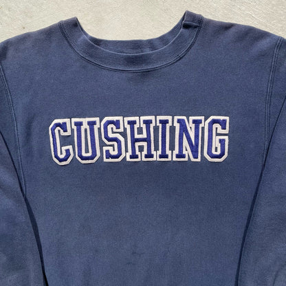 80s Champion Cushing Reverse Weave Sweatshirt- M