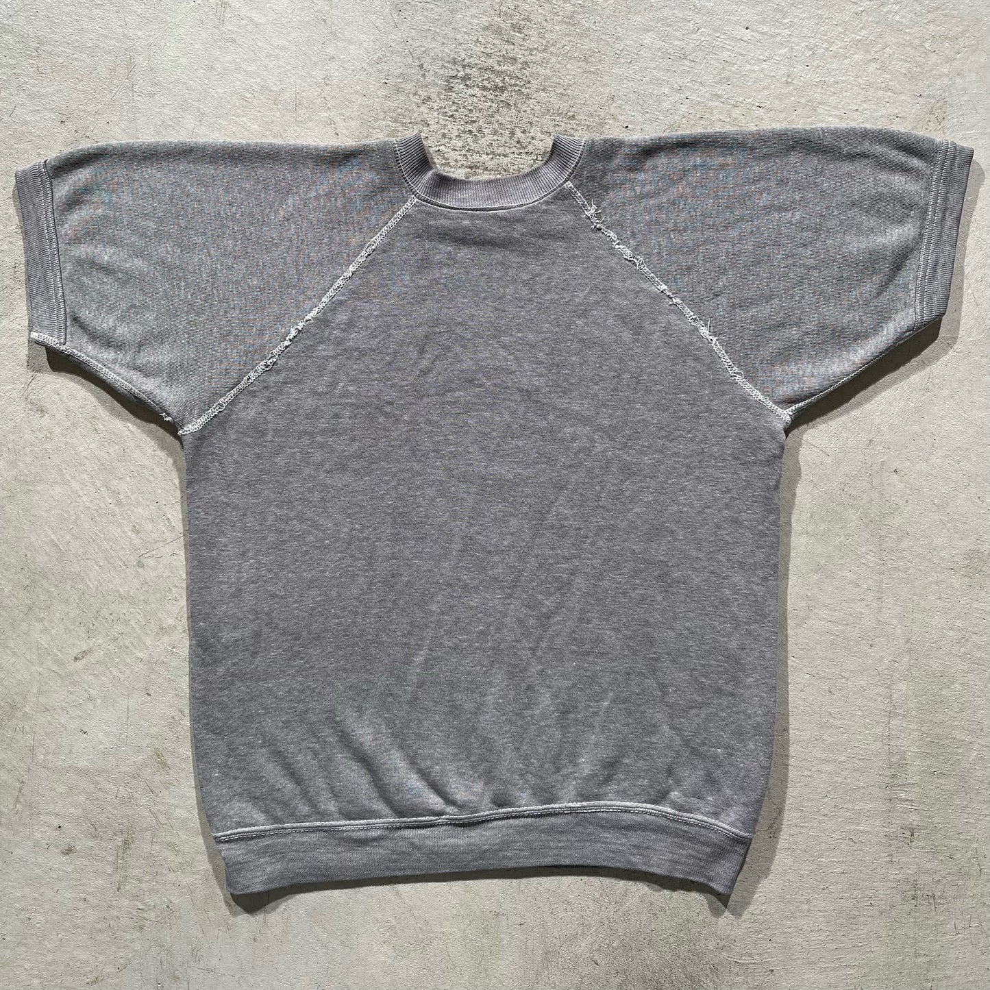 70s Short Sleeve Raglan Sweatshirt- M