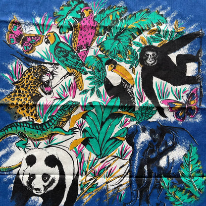 80s Wildlife Bandana- OS