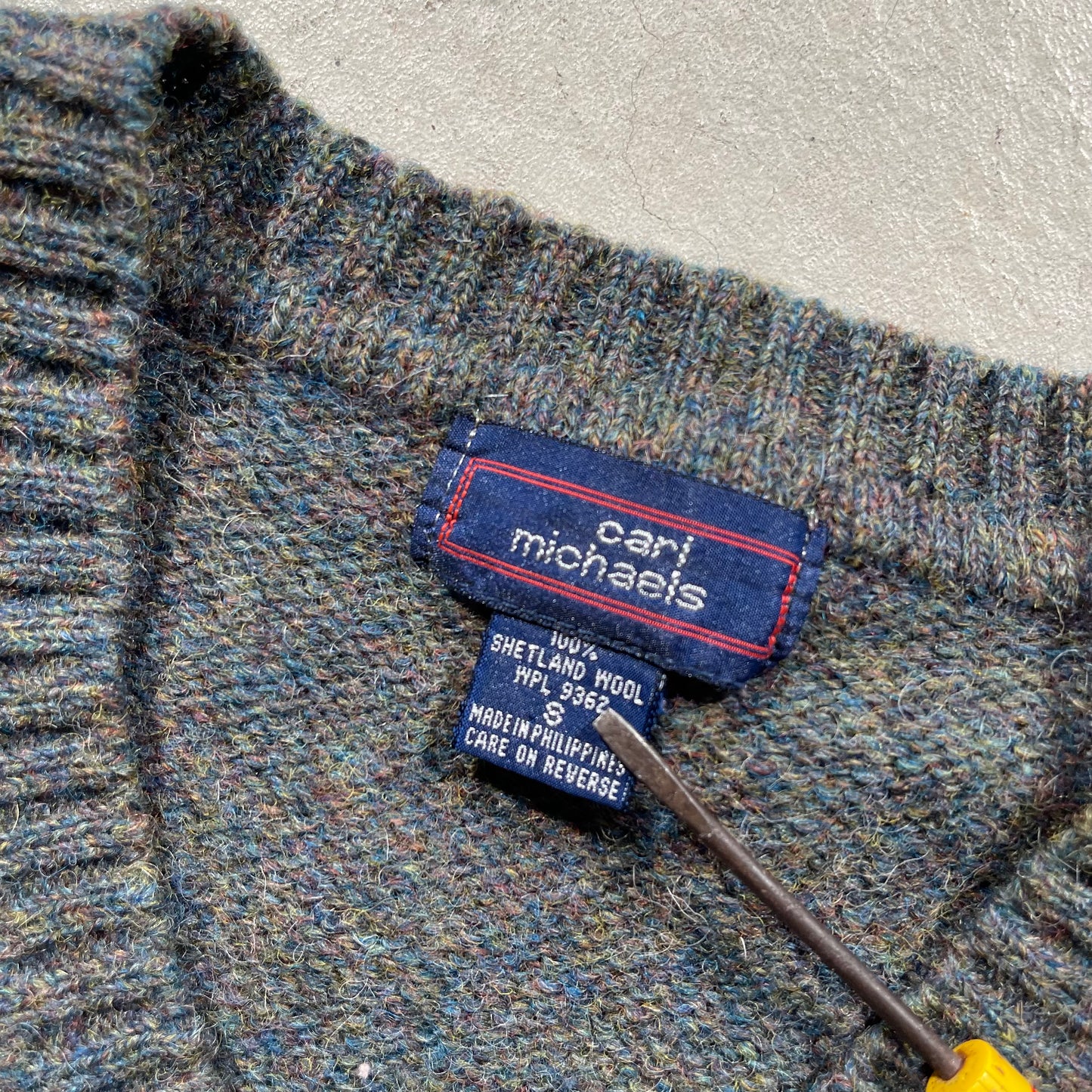 90s Shetland Wool Sweater- M