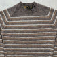80s Striped Wool Sweater- M