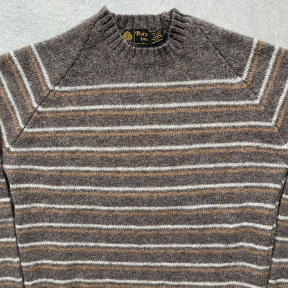 80s Striped Wool Sweater- M