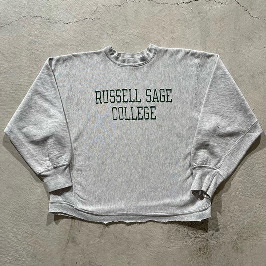 80s Russell Sage Cropped Champion Reverse Weave- M