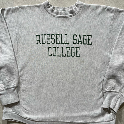 80s Russell Sage Cropped Champion Reverse Weave- M