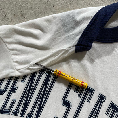 80s Penn State Ringer Tee- S