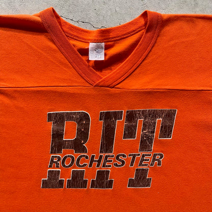 70s RIT 1/4 Sleeve T-Shirt- M