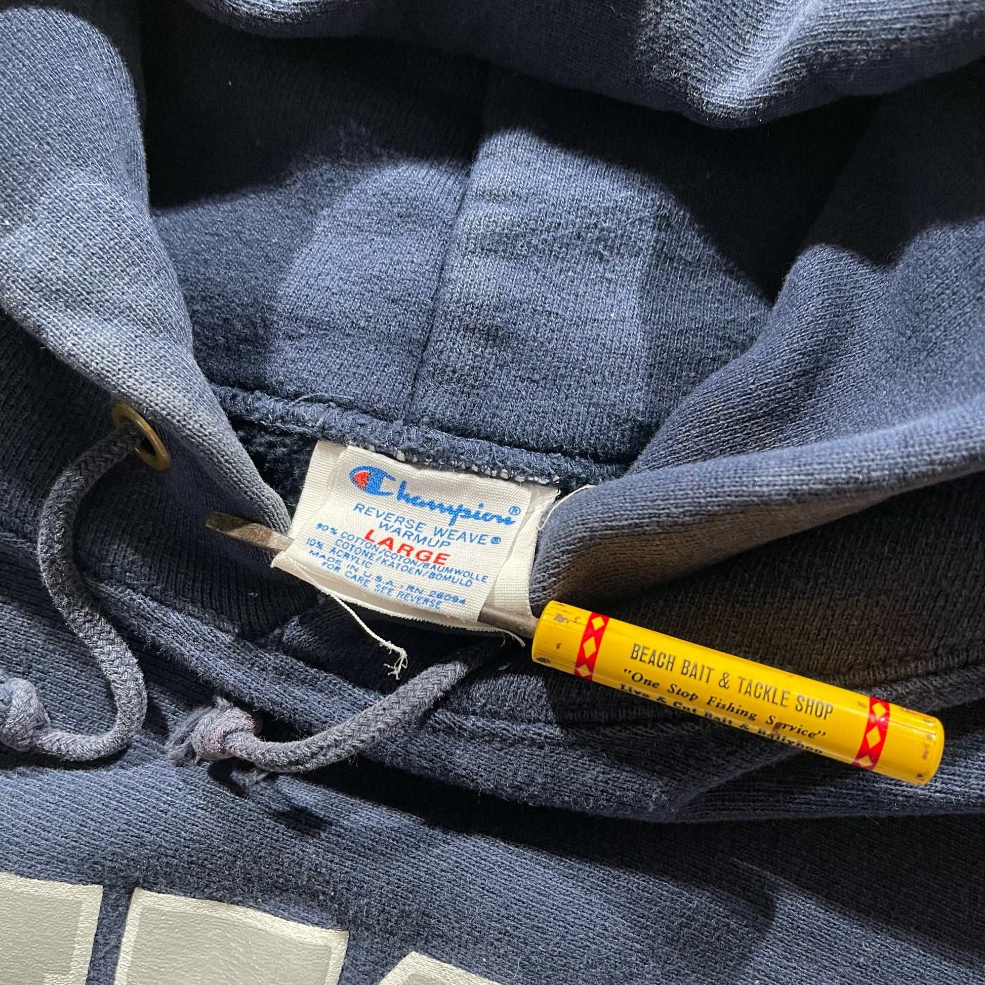 80s SUNY Geneso Champion Reverse Weave Hoodie- L – Plum Garments