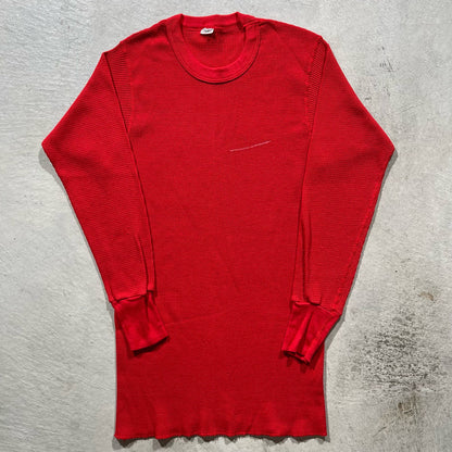 70s Waffle Knit Thermal- L