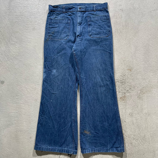 70s USN Seafarer Bell Bottoms- 32