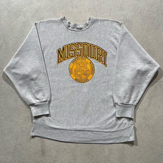 80s UMissouri Champion Reverse Weave- XXL