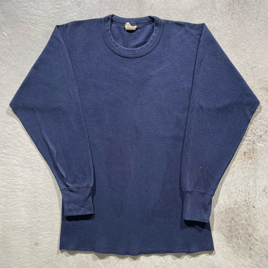 80s Waffle Knit Thermal- L