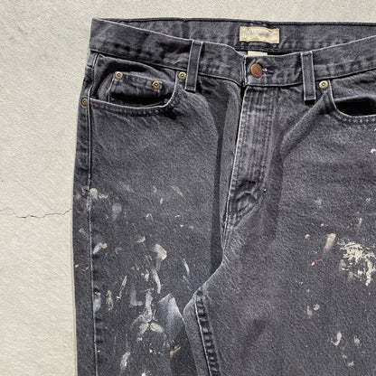 90s Faded Black Painters Denim- 31