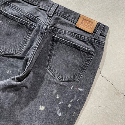 90s Faded Black Painters Denim- 31