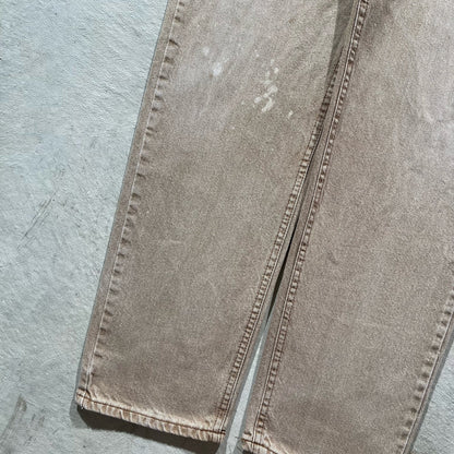 90s Faded Tan L.L. Bean Denim- 32